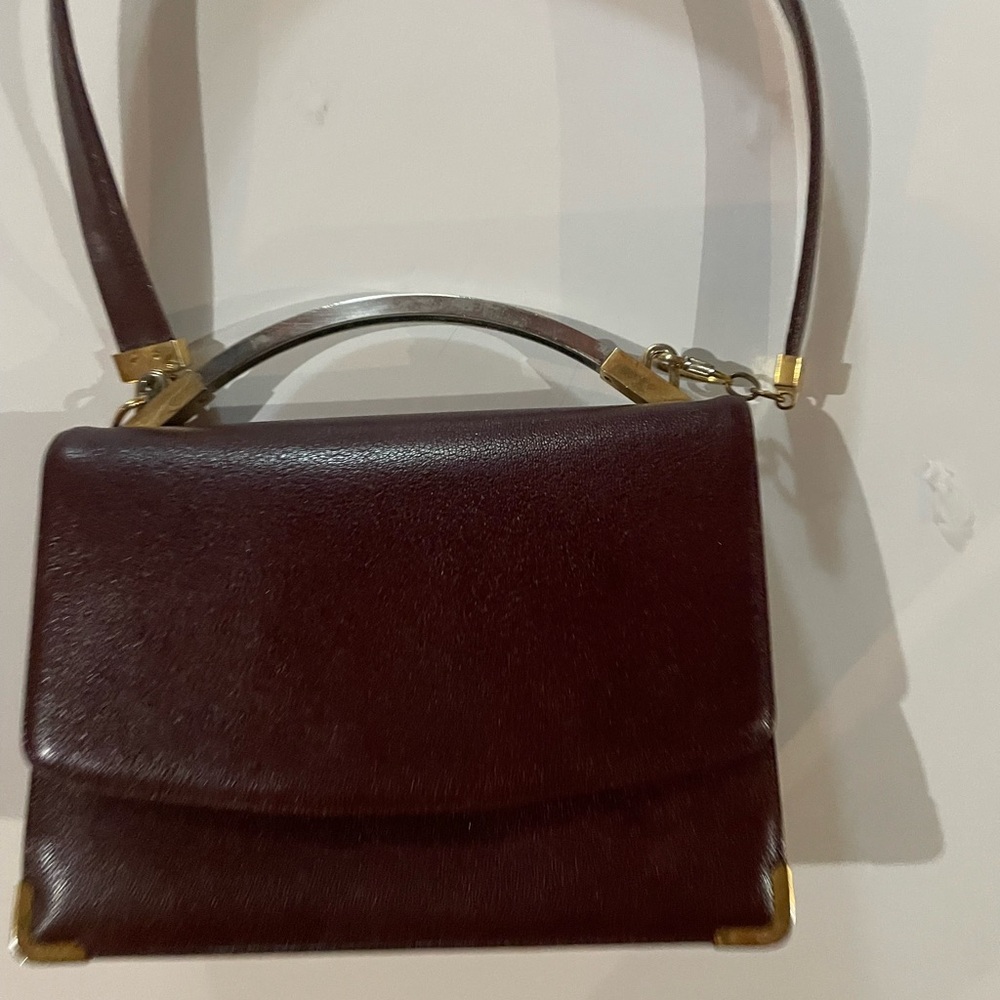 Koret Elegant Brown Leather Handbag